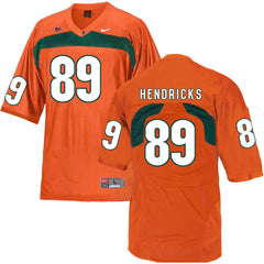 Miami Hurricanes Hendricks 89 Orange Jersey 2018 - 2019