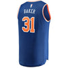 Image of Ron Baker New York Knicks Branded Fast Break Road Player Jersey Royal - Icon Edition