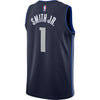 Image of Dennis Smith Jr Dallas Mavericks Swingman Jersey - Statement Edition – Navy