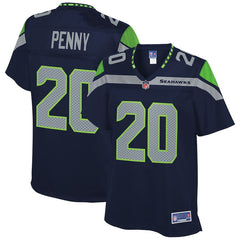 Rashaad Penny Seattle Seahawks Pro Line Women's Player Jersey – College Navy 2018/2019
