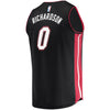 Image of Josh Richardson Miami Heat Branded Fast Break Player Jersey - Icon Edition – Black