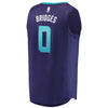 Image of Miles Bridges Charlotte Hornets Branded Fast Break Alternate Jersey – Purple