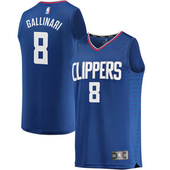 Danilo Gallinari LA Clippers Branded Fast Break Jersey Blue - Icon Edition