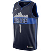 Image of Dennis Smith Jr Dallas Mavericks Swingman Jersey - Statement Edition – Navy