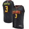 Image of Kevin Huerter Atlanta Hawks Branded Fast Break Jersey - Icon Edition - Black