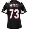 Image of John Wetzel Arizona Cardinals Pro Line Women's Player Jersey – Black 2018/2019