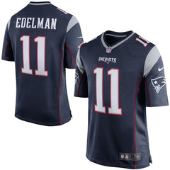 ulian Edelman New England Patriots Game Jersey - Navy Blue 2018/2019