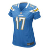 Image of Philip Rivers Los Angeles Chargers Women's Game Jersey - Light Blue