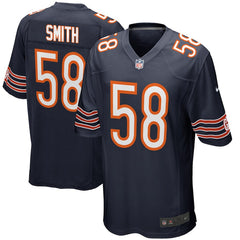 Roquan Smith Chicago Bears Draft First Round Pick Game Jersey – Navy 2018/2019