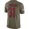 Image of David Johnson Arizona Cardinals Salute To Service Limited Jersey - Olive 2018/2019