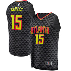 Vince Carter Atlanta Hawks Branded Fast Break Jersey - Icon Edition - Black