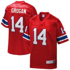 Steve Grogan New England Patriots Pro Line Retired Player Jersey – Red 2018/2019