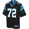 Image of Taylor Moton Carolina Panthers Pro Line Player Jersey - Black 2018/2019