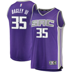 Marvin Bagley III Sacramento Kings Branded 2018 NBA Draft First Round Pick Fast Break Jersey Purple – Icon Edition