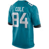 Image of Keelan Cole Jacksonville Jaguars Player Game Jersey  Teal