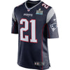 Image of Malcolm Butler New England Patriots Navy Super Bowl LII Bound Game Jersey 2019