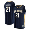 Image of Darius Miller New Orleans Pelicans Branded Fast Break Player Jersey - Icon Edition – Navy