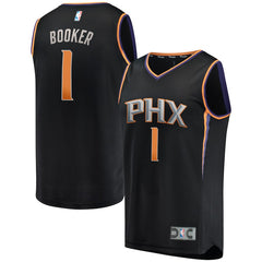 Devin Booker Phoenix Suns Branded Fast Break Jersey Black - Statement Edition