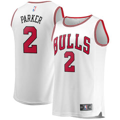 Jabari Parker Chicago Bulls Branded Fast Break Jersey White - Association Edition