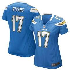 Philip Rivers Los Angeles Chargers Women's Game Jersey - Light Blue