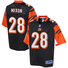 Joe Mixon Cincinnati Bengals Pro Line Player Jersey - Black 2018/2019