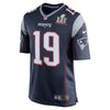 Image of Malcolm Mitchell New England Patriots Navy Super Bowl LI Bound Game Jersey 2019