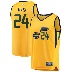 Grayson Allen Utah Jazz Branded Fast Break Player Jersey - Statement Edition - Gold