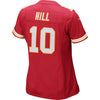 Image of Tyreek Hill Kansas City Chiefs Women's Game Jersey - Red