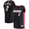 Image of Wayne Ellington Miami Heat Branded Fast Break Player Jersey - Icon Edition – Black