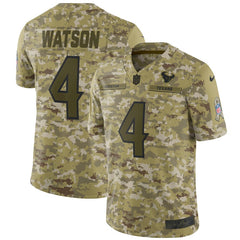 Deshaun Watson Houston Texans Salute to Service Limited Jersey  Camo