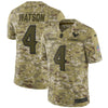 Image of Deshaun Watson Houston Texans Salute to Service Limited Jersey  Camo