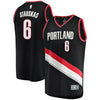 Image of Nik Stauskas Portland Trail Blazers Branded Fast Break Jersey - Icon Edition - Black