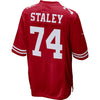 Image of Joe Staley San Francisco 49ers Player Game Jersey – Scarlet 2018/2019