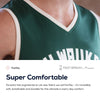 Image of Tyler Zeller Milwaukee Bucks Branded Fast Break Jersey - Icon Edition - Hunter Green