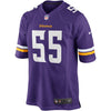 Image of Anthony Barr Minnesota Vikings Game Jersey - Purple 2018/2019