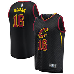 Cedi Osman Cleveland Cavaliers Branded Fast Break Player Jersey Black - Statement Edition