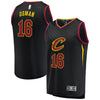 Image of Cedi Osman Cleveland Cavaliers Branded Fast Break Player Jersey Black - Statement Edition