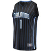 Image of Jonathan Isaac Orlando Magic Branded Fast Break Player Jersey - Statement Edition - Black