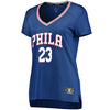 Image of Jimmy Butler Philadelphia 76ers Branded Women's Fast Break Jersey Royal – Icon Edition