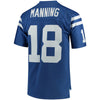 Image of Peyton Manning Indianapolis Colts Mitchell & Ness Retired Player Replica Jersey - Royal