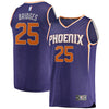 Image of Mikal Bridges Phoenix Suns Branded Fast Break Jersey - Icon Edition - Purple