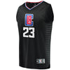 Image of Lou Williams LA Clippers Branded Fast Break Jersey Black - Statement Edition