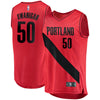 Image of Caleb Swanigan Portland Trail Blazers Branded Fast Break Player Jersey - Statement Edition - Red