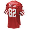 Image of John Taylor San Francisco 49ers Pro Line Retired Player Jersey – Scarlet 2018/2019