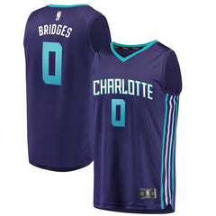 Miles Bridges Charlotte Hornets Branded Fast Break Alternate Jersey – Purple