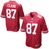 Image of San Francisco 49ers Dwight Clark Retired Player Game Jersey - Cardinal 2018/2019