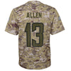 Image of Keenan Allen Los Angeles Chargers Salute to Service Game Jersey - Camo