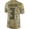 Image of Jameis Winston Tampa Bay Buccaneers Salute to Service Limited Jersey – Camo 2018/2019