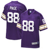 Image of Alan Page Minnesota Vikings Pro Line Retired Team Player Jersey – Purple 2018/2019