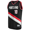 Image of Jake Layman Portland Trail Blazers Branded Fast Break Team Color Player Jersey Black - Icon Edition
